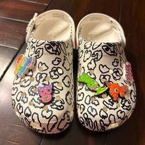 Like New Crocs Ron English Party Animals Clogs